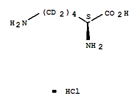 L-賴氨酸鹽酸鹽-D8結(jié)構式_344298-93-7結(jié)構式