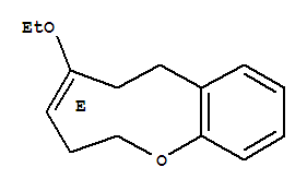 (4E)-5-乙氧基-2,3,6,7-四氫-1-苯并氧雜環(huán)壬四烯結(jié)構(gòu)式_346620-79-9結(jié)構(gòu)式