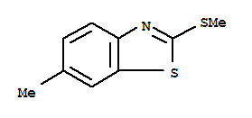 Benzothiazole, 6-methyl-2-(methylthio)-(7ci,8ci,9ci) Structure,3507-35-5Structure