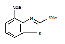 Benzothiazole, 4-methoxy-2-(methylthio)-(7ci,8ci,9ci) Structure,3507-36-6Structure