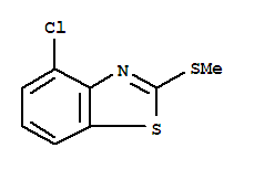 Benzothiazole, 4-chloro-2-(methylthio)-(7ci,8ci,9ci) Structure,3507-40-2Structure