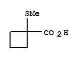 (9ci)-1-(甲基硫代)-環(huán)丁烷羧酸結(jié)構(gòu)式_35120-20-8結(jié)構(gòu)式