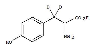 DL-酪氨酸-D2結(jié)構(gòu)式_35693-18-6結(jié)構(gòu)式