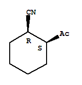 順式-(9ci)-2-乙?；?環(huán)己烷甲腈結(jié)構(gòu)式_35960-41-9結(jié)構(gòu)式