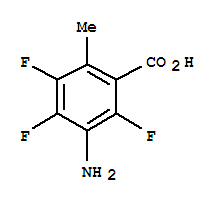 Benzoic acid, 3-amino-2,4,5-trifluoro-6-methyl-(9ci) Structure,360065-37-8Structure