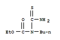 Carbamic acid, (aminothioxomethyl)butyl-, ethyl ester (9ci) Structure,36997-83-8Structure