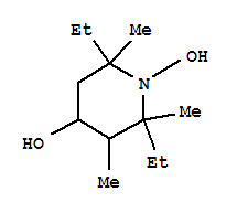(9Ci)-2,6-二乙基-1-羥基-2,3,6-三甲基-4-羥基哌啶結構式_376588-28-2結構式