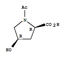 (4r)-(9ci)-1-乙?；?4-羥基-D-脯氨酸結構式_37712-75-7結構式
