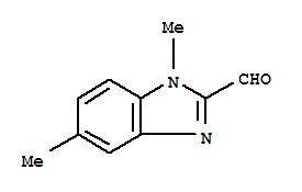 1H-benzimidazole-2-carboxaldehyde,1,5-dimethyl-(9ci) Structure,37735-10-7Structure