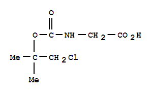 (9ci)-n-[(2-氯-1,1-二甲基乙氧基)羰基]-甘氨酸結構式_38254-31-8結構式