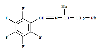 (E)-1-(五氟苯基)-N-(1-苯基-2-丙基)甲亞胺結構式_38771-49-2結構式