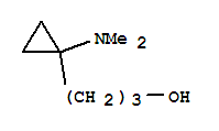(9Ci)-1-(二甲基氨基)-環(huán)丙烷丙醇結(jié)構(gòu)式_387845-15-0結(jié)構(gòu)式