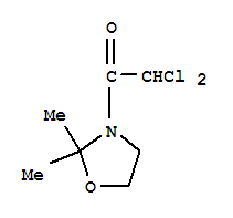 (9ci)-3-(二氯乙?；?-2,2-二甲基-噁唑啉結(jié)構(gòu)式_39089-45-7結(jié)構(gòu)式