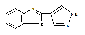 Benzothiazole, 2-(1h-pyrazol-4-yl)-(9ci) Structure,40142-85-6Structure
