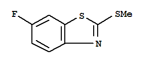 Benzothiazole, 6-fluoro-2-(methylthio)-(9ci) Structure,401567-35-9Structure
