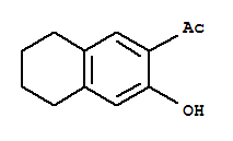 1-(3-羥基-5,6,7,8-四氫-2-萘)-乙酮結(jié)構(gòu)式_40420-05-1結(jié)構(gòu)式