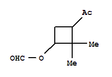 (9ci)-1-[3-(甲?；趸?-2,2-二甲基環(huán)丁基]-乙酮結(jié)構(gòu)式_406933-85-5結(jié)構(gòu)式