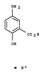 Benzoic acid, 5-amino-2-hydroxy-, conjugate monoacid (9ci) Structure,40853-20-1Structure