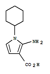 1H-pyrrole-3-carboxylicacid,2-amino-1-cyclohexyl-(9ci) Structure,409108-86-7Structure