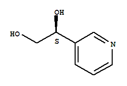 (1s)-(9ci)-1-(3-吡啶)-1,2-乙烷二醇結(jié)構(gòu)式_411233-68-6結(jié)構(gòu)式