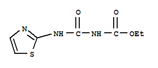 Carbamic acid, [(2-thiazolylamino)carbonyl]-, ethyl ester (9ci) Structure,41227-91-2Structure