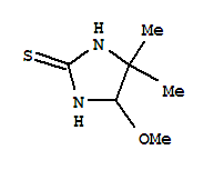 2-Imidazolidinethione,5-methoxy-4,4-dimethyl-(9ci) Structure,412301-14-5Structure
