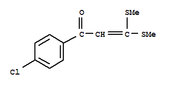 1-(4-氯苯基)-3,3-雙甲基磺?；Y(jié)構(gòu)式_41467-26-9結(jié)構(gòu)式