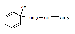 (9ci)-1-[1-(2-丙烯基)-2,5-環(huán)己二烯-1-基]-乙酮結(jié)構(gòu)式_41477-86-5結(jié)構(gòu)式