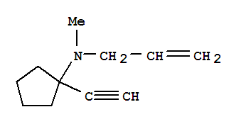 (9ci)-1-乙炔-n-甲基-n-2-丙烯基-環(huán)戊胺結(jié)構(gòu)式_423162-85-0結(jié)構(gòu)式