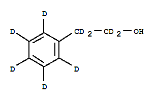 苯乙醇-D9結構式_42950-74-3結構式