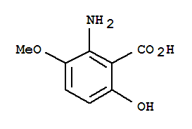 Benzoic acid, 2-amino-6-hydroxy-3-methoxy-(9ci) Structure,433287-46-8Structure