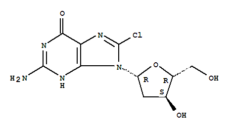 8-氯-2-脫氧鳥苷結(jié)構(gòu)式_437715-62-3結(jié)構(gòu)式