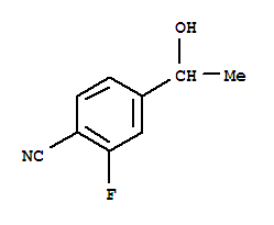 Benzonitrile, 2-fluoro-4-(1-hydroxyethyl)-(9ci) Structure,440105-59-9Structure