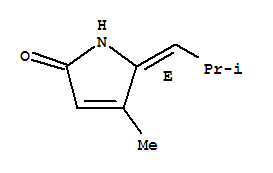 2H-pyrrol-2-one, 1,5-dihydro-4-methyl-5-(2-methylpropylidene)-, (5e)-(9ci)Structure,443680-32-8Structure 2H-pyrrol-2-one, 1,5-dihydro-4-methyl-5-(2-methylpropylidene)-, (5e)-(9ci) Structure,443680-32-8Structure