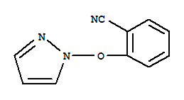 Benzonitrile, 2-(1h-pyrazol-1-yloxy)-(9ci) Structure,445411-86-9Structure