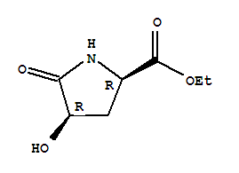 (4r)-(9ci)-4-羥基-5-氧代-D-脯氨酸乙酯結構式_455334-20-0結構式