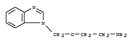 (9ci)-2-(1H-苯并咪唑-1-基甲氧基)-乙胺結(jié)構(gòu)式_46277-17-2結(jié)構(gòu)式