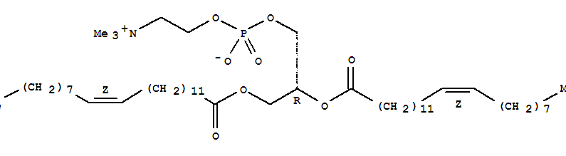 L-二芥酰卵磷脂結構式_51779-95-4結構式