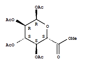 1,2,3,4-四-o-乙?；?a-d-葡萄糖苷酸甲酯結(jié)構(gòu)式_5432-32-6結(jié)構(gòu)式