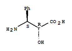 (2R,3S)-苯基異絲胺酸結構式_55325-53-6結構式