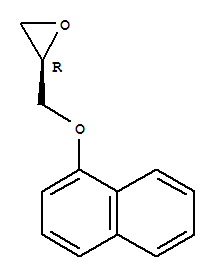 R-(-)-α-萘縮水甘油醚結構式_56715-28-7結構式