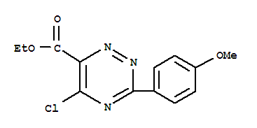5-氯-3-(4-甲氧基苯基)-1,2,4-噻嗪-6-羧酸乙酯結(jié)構(gòu)式_572920-44-6結(jié)構(gòu)式