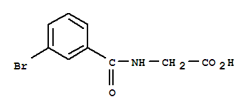 n-(3-溴苯甲?；?-甘氨酸結(jié)構(gòu)式_57728-60-6結(jié)構(gòu)式