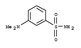 3-(二甲基氨基)苯磺酰胺結(jié)構(gòu)式_63935-19-3結(jié)構(gòu)式