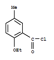 Benzoyl chloride, 2-ethoxy-5-methyl-(9ci) Structure,64507-09-1Structure
