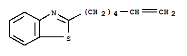 Benzothiazole, 2-(5-hexenyl)-(9ci) Structure,64909-90-6Structure
