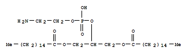 1,3-二棕櫚酰-glycero-2-磷酸乙醇胺結(jié)構(gòu)式_67303-93-9結(jié)構(gòu)式