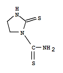 1-Imidazolidinecarbothioamide, 2-thioxo- Structure,695-76-1Structure