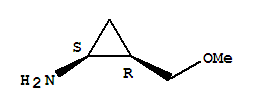 順式-(9ci)-2-(甲氧基甲基)-環(huán)丙胺結構式_69517-16-4結構式