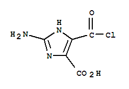 1H-imidazole-4-carboxylicacid,2-amino-5-(chlorocarbonyl)-(9ci) Structure,69579-54-0Structure